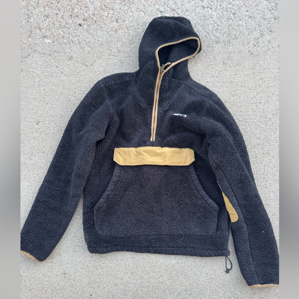 Mens The North Face Campshire Sherpa Fleece Hoodie Hooded Jacket Coat sz XS
